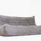 Vintage Ligne Roset Togo 3 Seater Sofa By Michel Ducaroy thumbnail 10