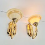 2 Art Nouveau Messing Bejorama Sl Lighting Wandlamp Regency thumbnail 7