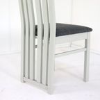 Set 4 Vintage Eighties Stoelen 'meern' Nieuwe Bekleding thumbnail 11