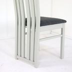 Set 4 Vintage Eighties Stoelen 'Meern' Nieuwe Bekleding thumbnail 10