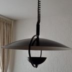 Futuristisch Strak Model 70-Er Jaren Skandinavisch Zwart Plafond Lamp Aan Trekveer thumbnail 12