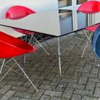Kartell Glossy Dining Table With 4 Eros Chairs thumbnail 4