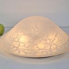 Vintage Xl Plafonniere Mushroom Plafondlamp Glas Mid Century thumbnail 7