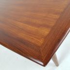 Vintage Teak Houten Salontafel Vierkant Deens Design thumbnail 7