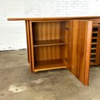 Italiaans Vintage Dressoir Kast Met Walnoot Hout thumbnail 11