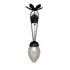 Art Deco Hanglamp Met Zeshoekige Glazen Kap, Jaren 30 thumbnail 2