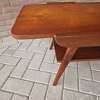 Vintage Salontafel Omkeerbaar Blad Teakhouten Salontafel thumbnail 10