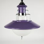 Brevettato - Space Age - Hanglamp - Opaalglas - Metaal - Italie - 70'S thumbnail 4