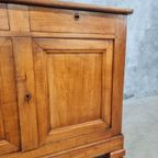 Antieke Kast Commode 19E Eeuws Kersenhout 113X140 Cm thumbnail 9