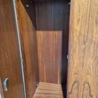 Mid Century Pallisander Fineer Klerenkast 4 Deurs Deens thumbnail 10