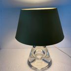 Tafellamp Met Kristallen Voet In Stijl Van Daum , Jaren 80 thumbnail 9