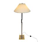 Herda Holland - Vloerlamp - Messing - Chroom - 3E Kwart 20E Eeuw thumbnail 5