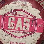 Vintage Olieton-poef thumbnail 13