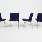 Set Of 4 Danish Modern ‘airport’ Chairs By Hans J. Wegner thumbnail 3