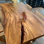 Houten Wabisabi Tafel Uit Suar Hout thumbnail 6