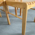 Set (van 4) Scandinavische Beukenhouten Eetkamerstoelen thumbnail 10