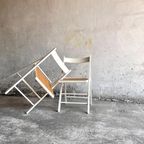 Mid-Century White Folding Dining Chair, Italy 1970S thumbnail 10