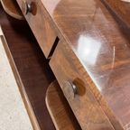 Vintage Art Deco Console Tafel /Dressoir Met Spiegel thumbnail 7