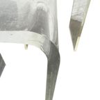 Set Van 2 Vintage Plexi Curved Bijzettafeltjes / Sidetables thumbnail 4