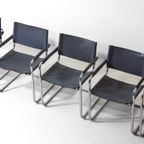 Set Van 5 Mid-century Mg5 Stoelen Van Matteo Grassi, Italië Jaren 80 thumbnail 3