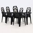 Set Of 6 Boston Chairs By Pierre Paulin For Henry Massonnet France 1980s thumbnail 7