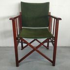 Unieke En Zeldzame Jaren 50 Green Brothers 'foldable' Regisseursstoelen Bridge Tafelset thumbnail 9