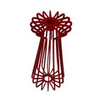 Ehlen Johansson For IKEA - Candle Holder Model ‘tradig’ - Medium - Red thumbnail 4