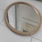 Vintage Spiegel Tiger Beige Ovaal thumbnail 4