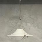 Jaren 70 Hanglamp Vintage Design Retro Lamp Wit Kunststof thumbnail 8
