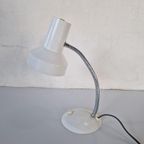 Vintage Gooseneck Bureau Lampje Wit thumbnail 7