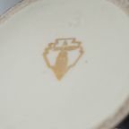 Spenzo Craquele Vaasje Zwart Met Goud, 1940S thumbnail 5