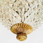 Vintage Plafondlamp Barok Messing Goud Gaetano Sciolari Jaren 60 thumbnail 6