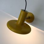 Top Design Fog & Morup Gele Wandlamp - Model Optima 5 - Ontworpen Door Hans Due - Midcentury thumbnail 5