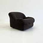 Caprice Fauteuils In Donkbruin Door Henning Korch Voor SWAN thumbnail 9