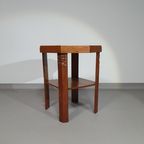 Oak Side Table Amsterdamse School 1920'S thumbnail 10