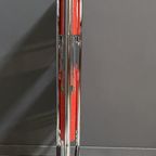 Folding Chrome And Red Serving Trolley 1960S thumbnail 9