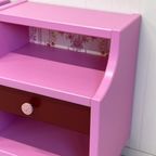 Set 2 Restyle Roze Nachtkastjes Vintage Behang thumbnail 6
