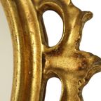 Klassieke Smalle Kuifspiegel Bladgoud Verguld Barok Stijl 72cm thumbnail 11