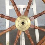 Houten Scheepsstuur / Stuurwiel thumbnail 6