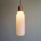 Scandinavische Hanglamp In Witte Opaline En Koper, 1960 thumbnail 8