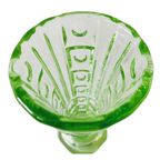 Art Deco Uranium Vaasje In Annagroen Persglas thumbnail 6