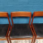 4x Vintage Deens Design Stoelen, Jaren '60 thumbnail 10