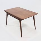 Extendable Teak Dining Table By Louis Van Teeffelen For Webe 1950'S thumbnail 3