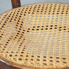 Charmante, Zeer Elegante Vintage Thonet Design Eetkamer/ Bistro Stoel thumbnail 9