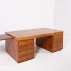 Monumental Danish Modern Executive Desk From C.b. Hansens Etabl., 1960’s thumbnail 3