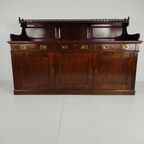 Engelse Mahoniehouten Dressoir / Dressoir Uit Het Begin Van De 20E Eeuw - Camp Van Messing thumbnail 8