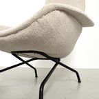 Vintage Asko Lounge Fauteuil Met Hocker 67610 thumbnail 7