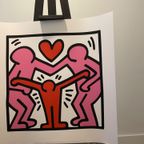 Keith Haring Untitled Family, Licensed By Artestarny And Printed In U.k. thumbnail 12