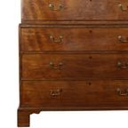 Antieke Mahonie Kast Tallboy Chest On Chest George Lll 19De Eeuw thumbnail 13