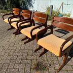 Space Age Eetkamerstoelen Set thumbnail 3